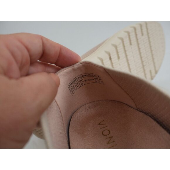 Vionic Uptown Skimmer Knit Size 10 Blush Pink Platform Shoes Slip On Comfy - Picture 10 of 12